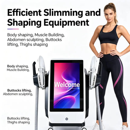 2026 NEW Multi Function MECAVIE 2 Handles Magnetic Slimming Lose Weight EMS Body Shaping Machine Fat Removal muscle Machine