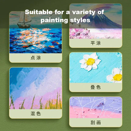 DELGREEN Artist Soft Oil Pastel Set Professional Painting Drawing Graffiti Art Crayons Washable Non Toxic 24/36/48/72 Colors