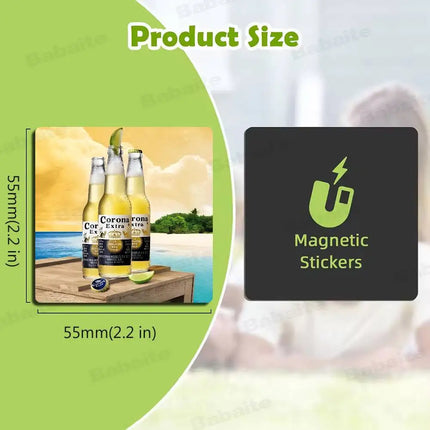 C-Corona E-Extra Beer Magnet Products Personalized Sublimation Fridge Refrigerator Magnets For Kitchen