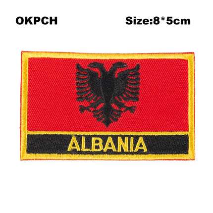 Egypt Flag Embroidery Patches Iron on Saw on Transfer patches Sewing Applications for Clothes in Home&Garden