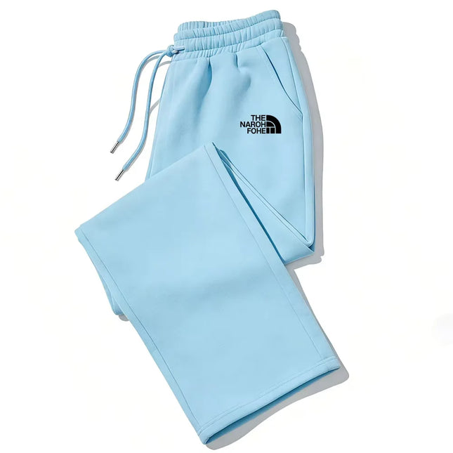 Autumn and Winter Jogging Sports Plus Velvet Wide Leg Pants Are the Ideal Choice for Men's and Women's Casual Pants.