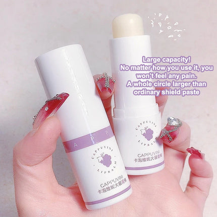 Cappuvini Grape Lipstick Stick 8g Moisturizing Nourishing Hydrating Soothing And Tender Lips For Winter Use Lip Balm Skin Care