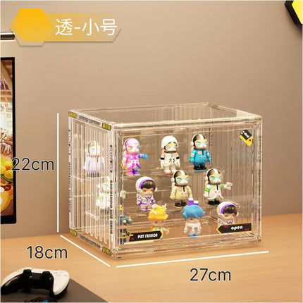 Transparent Miniature Display Box Containerized Designs Acrylic Storage Box Collectible Figures And Blind Box Storage Box