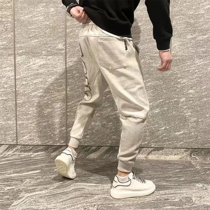 Sweatpants For Men Cotton Trousers Black Male Sweat Pants Slim Harem Plain Casual Summer New Items In Trend Popular Elastic Y2k