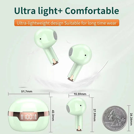 J97 TWS Bluetooth Earphone True Wireless Earbuds In-Ear Headphones Touch Control Waterproof Sports Headest With Mic For Phone