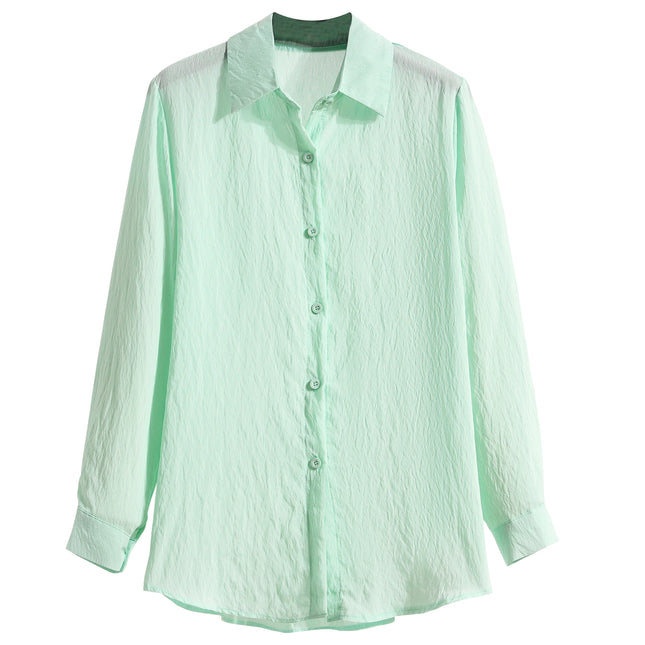 2026 Plus Size Women Blouses New Fashion Long Sleeved Shirts Comfortable Office Casual Tops Women's Clothing