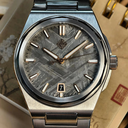 IX&DAO 2026 New Space Warrior 37.5mm Men's Automatic Mechanical Watch Miyota 9015 Sapphire Stainless Steel Waterproof 10Bar Relo
