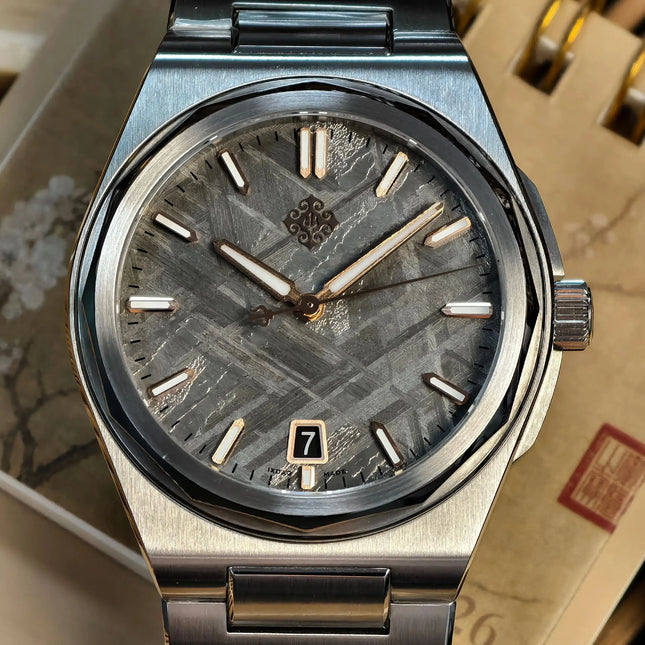 IX&DAO 2026 New Space Warrior 37.5mm Men's Automatic Mechanical Watch Miyota 9015 Sapphire Stainless Steel Waterproof 10Bar Relo