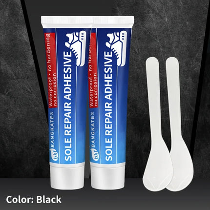 Waterproof Shoe Sole Repair Glue Super Strong - Durable Sealant for Crack Filling, Black Repair Paste for Rubber Materials