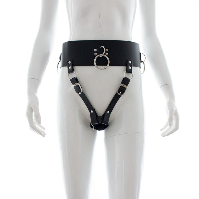 Women BDSM Bondage Restraints Harness Erotic Sex Toy Forced Orgasm Belt Female Chastity Belt Wear Fixing Trap Strap Underwear
