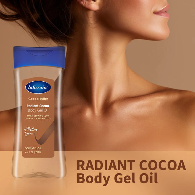 Turmeric Cocoa Oil Body Lotion 200ml Vitamin B3 Vitamin C Brightening Glow Body Gel Moisturizer For Dry Skin