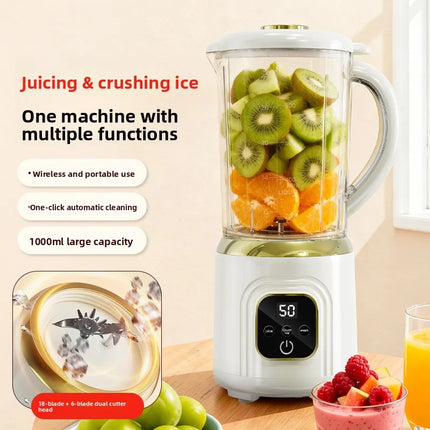 New Double Knife Head Juicer Wireless Electric Household Outdoor Large Capacity Juicer Portable Blender