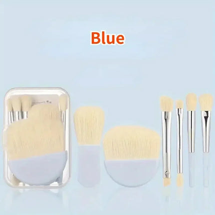 6pcs  Mini Makeup Brush Set Professional Portable Foundation Concealer Eyeshadow Powder Blush Brush Beauty Makeup Tools