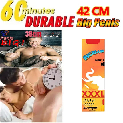 Men Enlarge Oils Permanent Thickening Growth Erection Boost Healthcare Enlarged Fast Increase Male Size Improve Stamina and Bloo