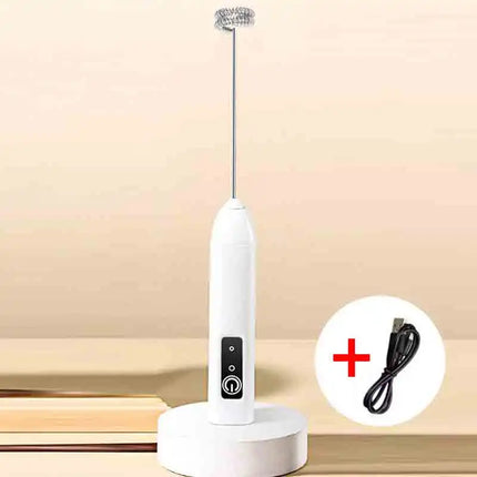 Diwiter Electric Milk Frother Handheld Egg Beater Foamer Coffee Maker Electric Blender Mixer Mini Portable Blender Kitchen Tool