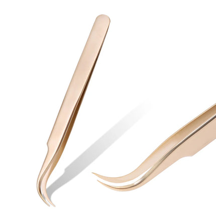High Quality Eyelash Tweezers Ultra Fine Tip Improved for 3D 6D Lashes Extensions Tweezer Eyelash Pincette Professional Russian