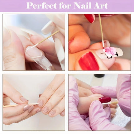 100/200/500Pcs Disposable Wooden Cotton Swabs Double Sided Tip Wood Sticks Glue Removing Makeup Tool Clean Stick Lash Accessorie