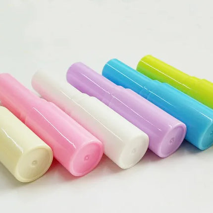 500PCS 4g Frosted cap lipstick tube, six-color empty lipstick tube, moisturizing lipstick cosmetic packaging empty tube