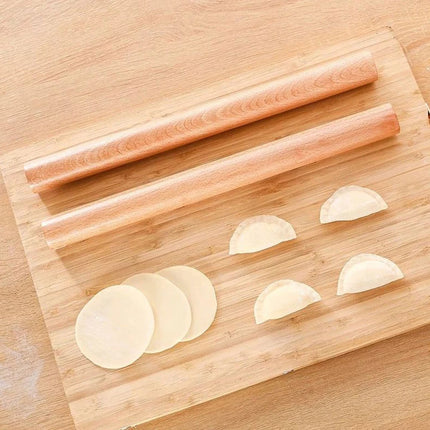 2024 New Beech Solid Wood Household Dumpling Skin Mini Rolling Pins Pin Stick Dough Baking Tool Gadgets Roller Kitchen