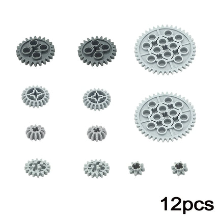 MOC Bricks Technical Accessories Bulk Multiple Sizes Gear Cross Axles Set Compatible Building Blocks Educational  Leduo Toy
