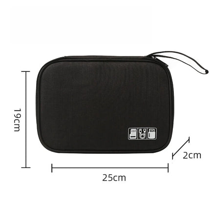 Travel Cable Storage Bag Organizer / Sac Rangement Câbles Voyage