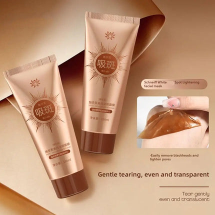 Spots Peel-Off Facial Mask Anti-Blemish Freckle Brightening Off Mask Deeply Clean Pore Tightening Moisturize Glowing Skin