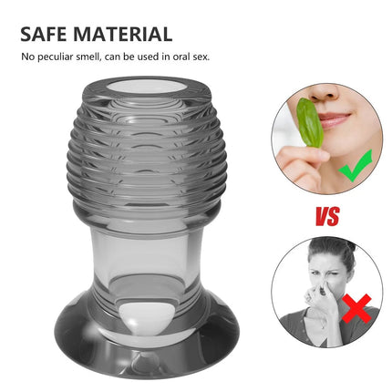 Orissi  S M L Hollow Tunnel Anal Plug Clear Transparent Threaded Butt Plug Set Anus Dilator Speculum BDSM Toy，Adult toys