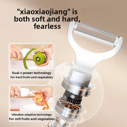 Electric fruit and vegetable peeler automatic peeler household multi-function peeler stainless steel fruit peeling tool