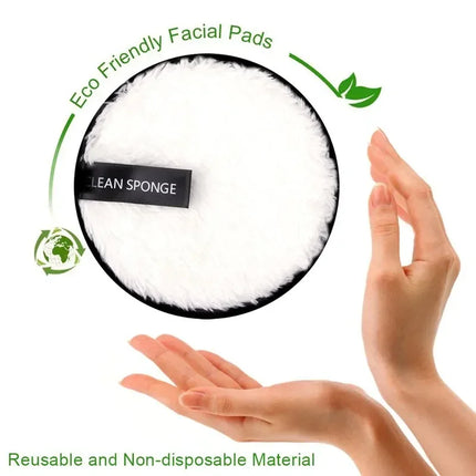 1PCS Makeup Remover Pads Cosmetics Reusable Face Towel Make-up Wipes Cloth Washable Cotton Pads Skin Care Cleansing Puff Tool