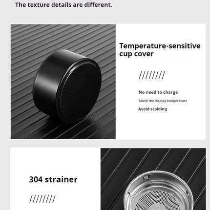 500ML Intelligent Temperature Thermos Bottle Sports Water Cup Car Insulated Cup Keeps Cold and Heat Thermal Mug Vacuum Flasks