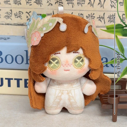 Cartoon Identity V Doll Keychain 10cm Plush Cotton Doll Pendent Explorer Composer Mercenary Anime Figure Keyring Fans Gifts
