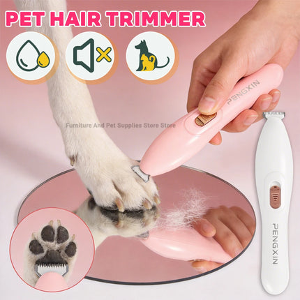 New Dog Cat Rabbit Pet Foot/Face/Hip/Ear/Claw Trimmer Dog Electric Beauty Shaver Cat Claw Hair Low Noise Electric Push Clipper