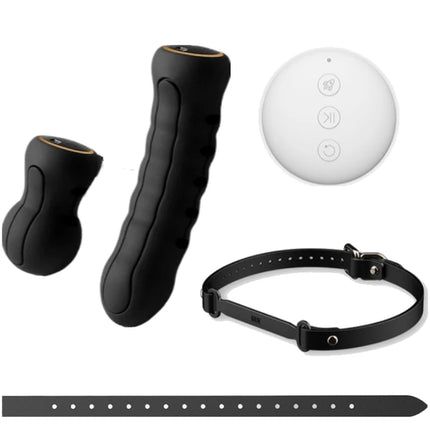 26New Electric Shock Ball Gag Remote-Controlled Dildo 10 Vibration Modes Adjustable BDSM Restraints Soft Silicone Adult Sex Toys