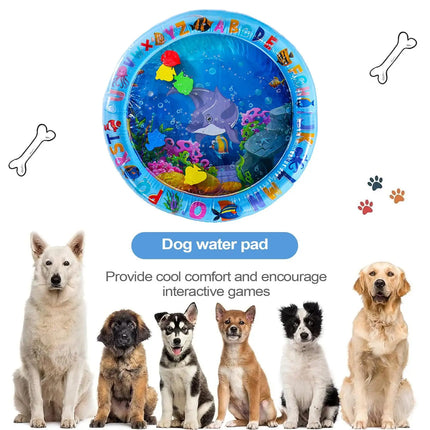 2025 New Thickened Cat Water Mat Pet Cat Water Bed Game Mat Cool and Comfortable Water Sensory Game Mat for Pets and Children