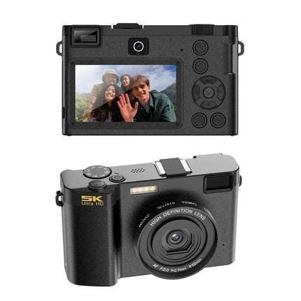 5K Professional Digital Camera Wide Angle Digital Zoom 64MP Camcorder Photography 3 Inch Screen Vlog Video Recorder WIFI Webcam