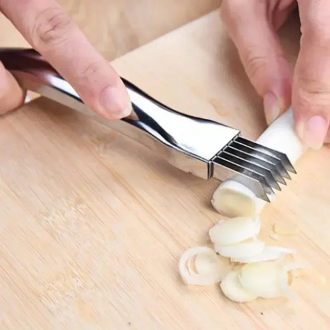 Scallion Cutter Shred Knife Stainless Steel Graters Cutter Knife Scallion Slicer Vegetable Shredders Slicer Kitchen Gadgets