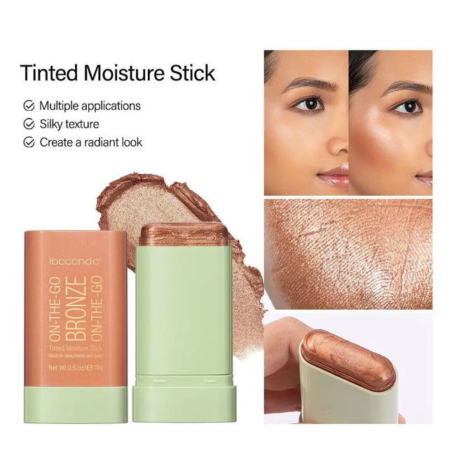1PC Face Makeup Bronzer Stick Cream Rouge Tint Contouring Makeup Cosmetic Highlighter Bronzer Pen Women Face Illuminator