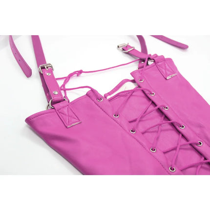 PU Leather Over Shoulder ArmBinder Behind Straight Jacket Bondage Lockable Glove Constraint Shoulder Behind Back SM Sex Toy