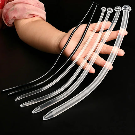 Smooth TPE Penis Plug,Urethral Dilator Rod,Long Urethra Catheter Sounding Dilation Sounds,Sex Toys for Men