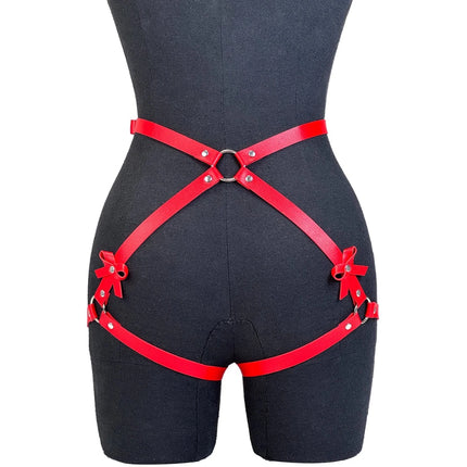 Women Fashion Sexy PU Leather Harness Belts Punk Bdsm Bondage Belt Gothic Fetish Couple's Date Erotic Accessories