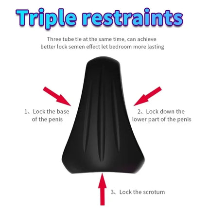 Cock Rings Silicone Ball Stretcher Delay Ejaculation TPE Penis Ring for Men Sex Toys Adjustable Semen Lock Ring SM Penis Sleeve