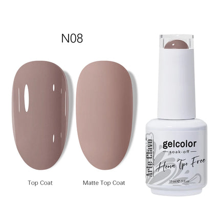 Arte Clavo HEMA TPO FREE Gel Nail Polish 15ML Long Lasting For Manicure Semi Permanent Nail Art UV LED Gel Varnish Nail Supplies