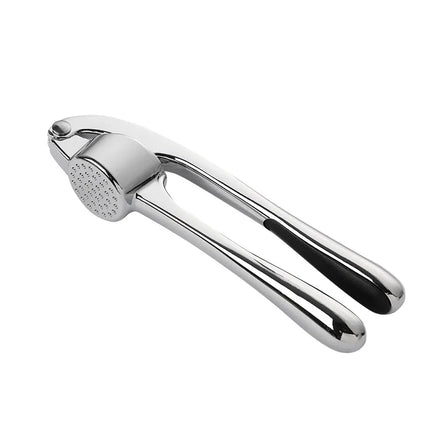LMETJMA Premium Garlic Press Stainless Steel Garlic Mincer Garlic Crusher Easy to Squeeze and Clean Kitchen Tools JT202