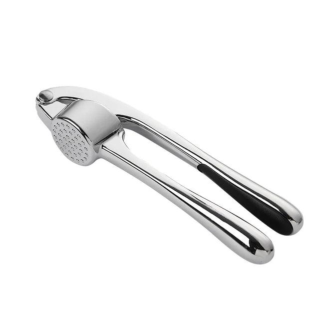 LMETJMA Premium Garlic Press Stainless Steel Garlic Mincer Garlic Crusher Easy to Squeeze and Clean Kitchen Tools JT202