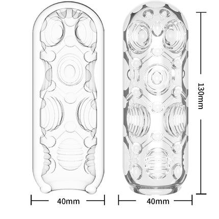 Masturbation Cup for Men Simulated Soft Vagina Transparent Pussy Adult Endurance Exercise Adult Vacuum Aircraft Cup Male Sex Toy