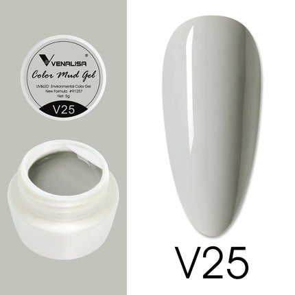 VENALISA Color Mud Gel Pure DIY Nail Art Design UV Gel Polish Professional Manicure Varnishes for Quality Artistry