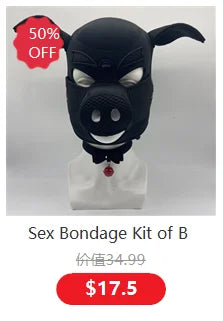 Exotic Accessories of Leather Bondage Fetish Eye Mask Sex Toys for Women Couples Bdsm Cosplay Blindfold Erotic Flirting Costumes