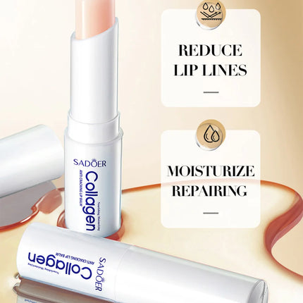 Collagen Moisturizing lipstick Dry Lip Balm in Winter can moisturize skin for a long time