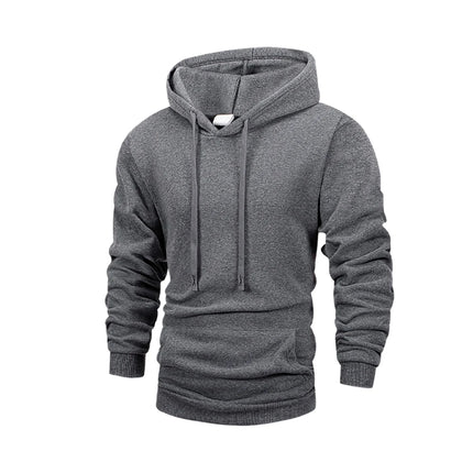 Men's Fleece Pullover Hoodies Unisex Autumn Winter Hooded Sweatshirt Outerwear Fashion Casual Hoodie for Men Male Clothing Coat