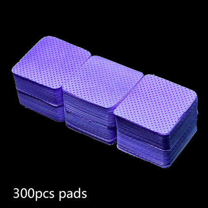 100/200/300Pcs Nail Wipe Cotton Pads Gel Nail Polish Acrylic Remover Lint Free Cotton Nail Wipes